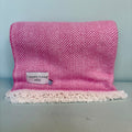 Welsh Wool Snuggle Throw Pink