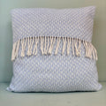 Handmade Welsh Wool Cushion Pastel Blue