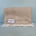 Welsh Wool Snuggle Throw Beige