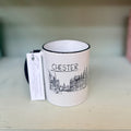 Chester City Skyline Illustration Ceramic Mug
