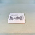 Chester City Skyline Illustration Coaster