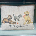 I Love Cockapoos Cushion
