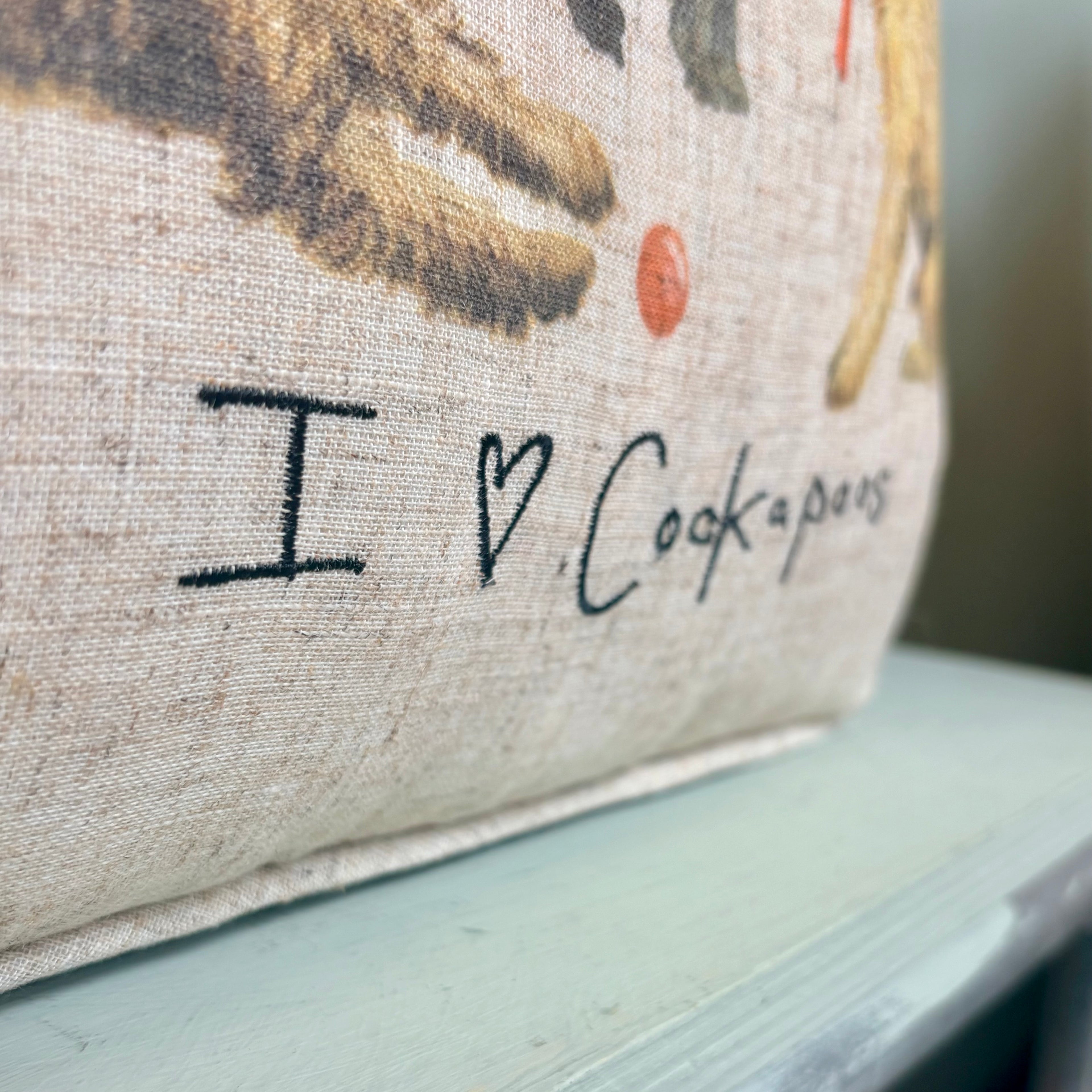 I Love Cockapoos Cushion