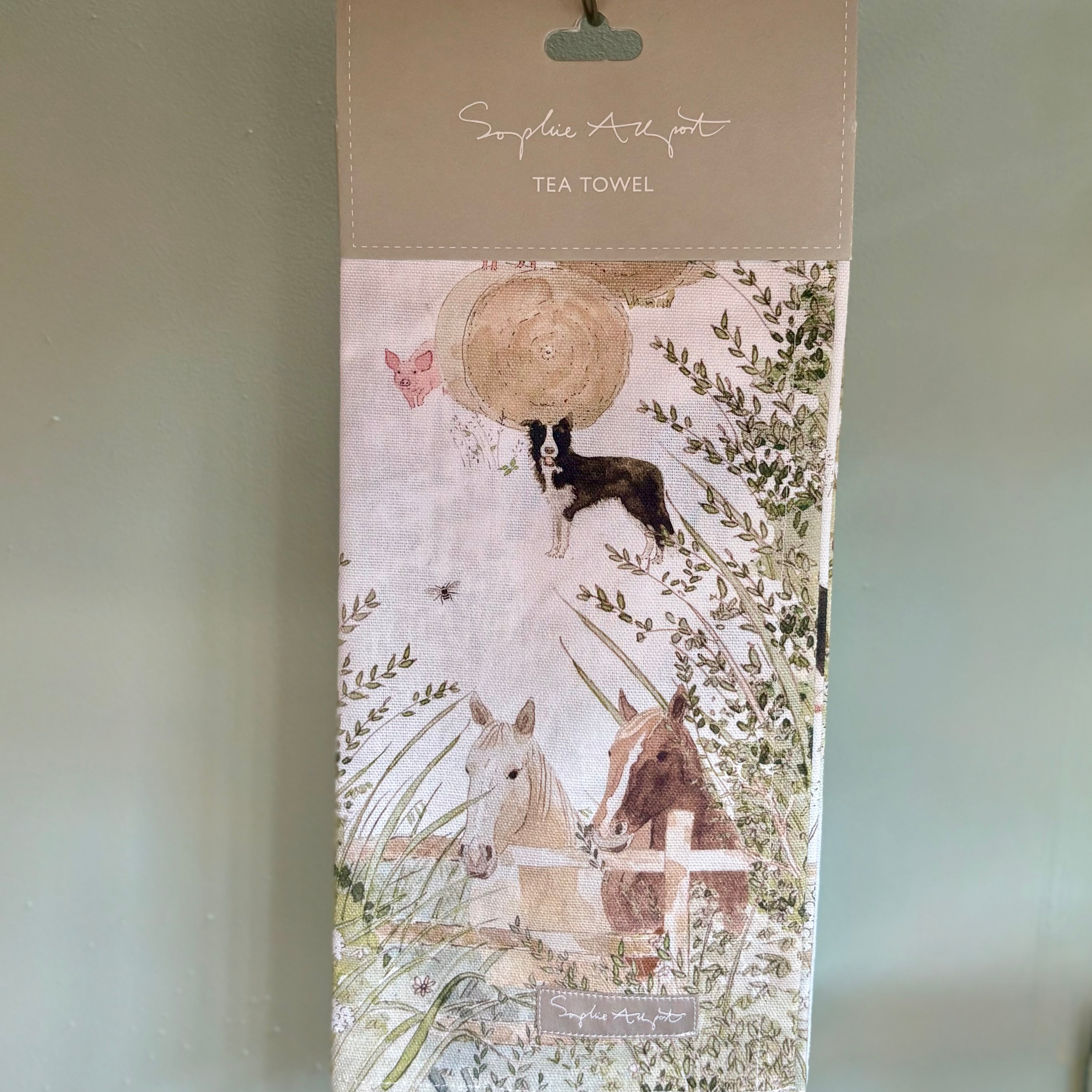 Farm Friends Tea Towel