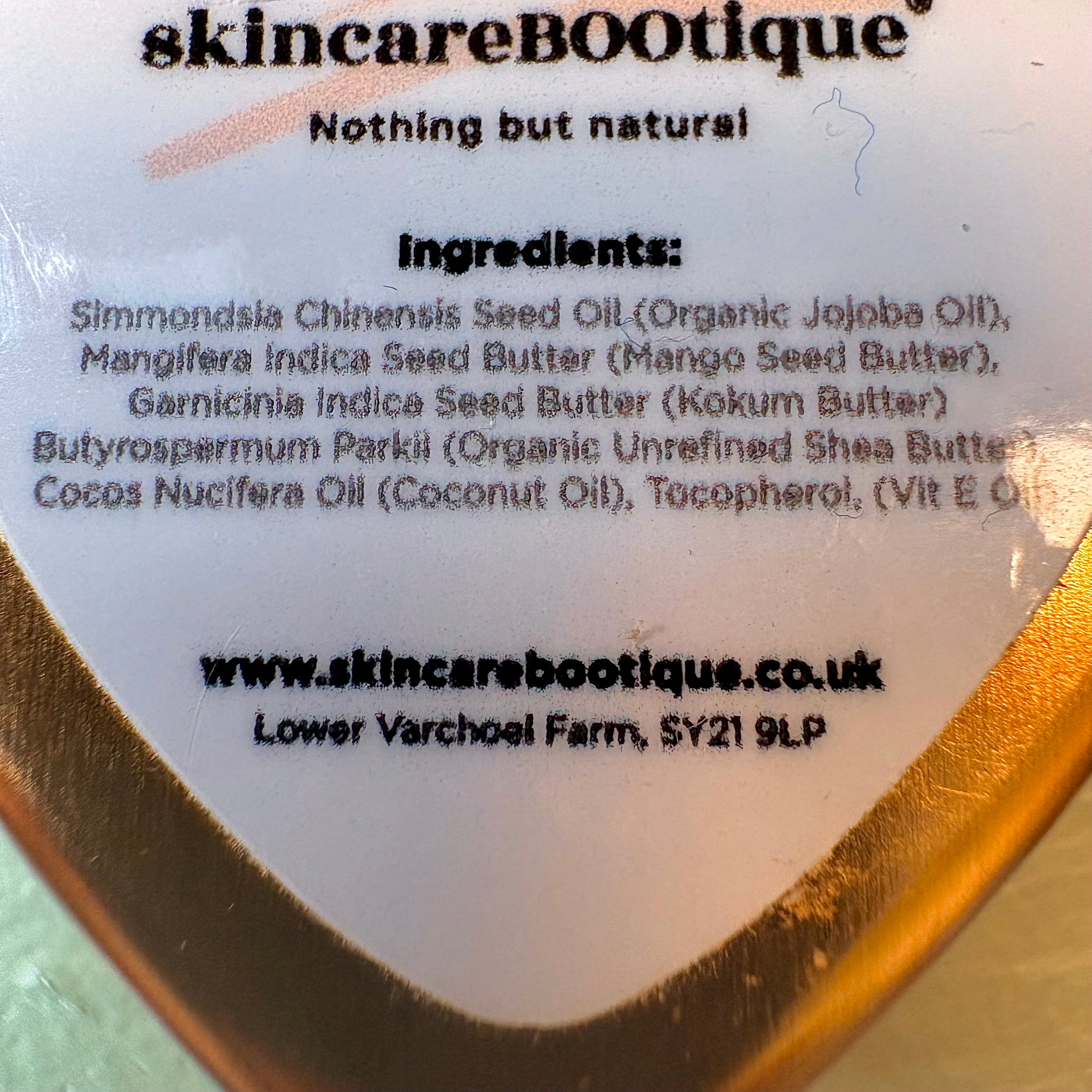 SkincareBOOtique Vegan Lip Balm