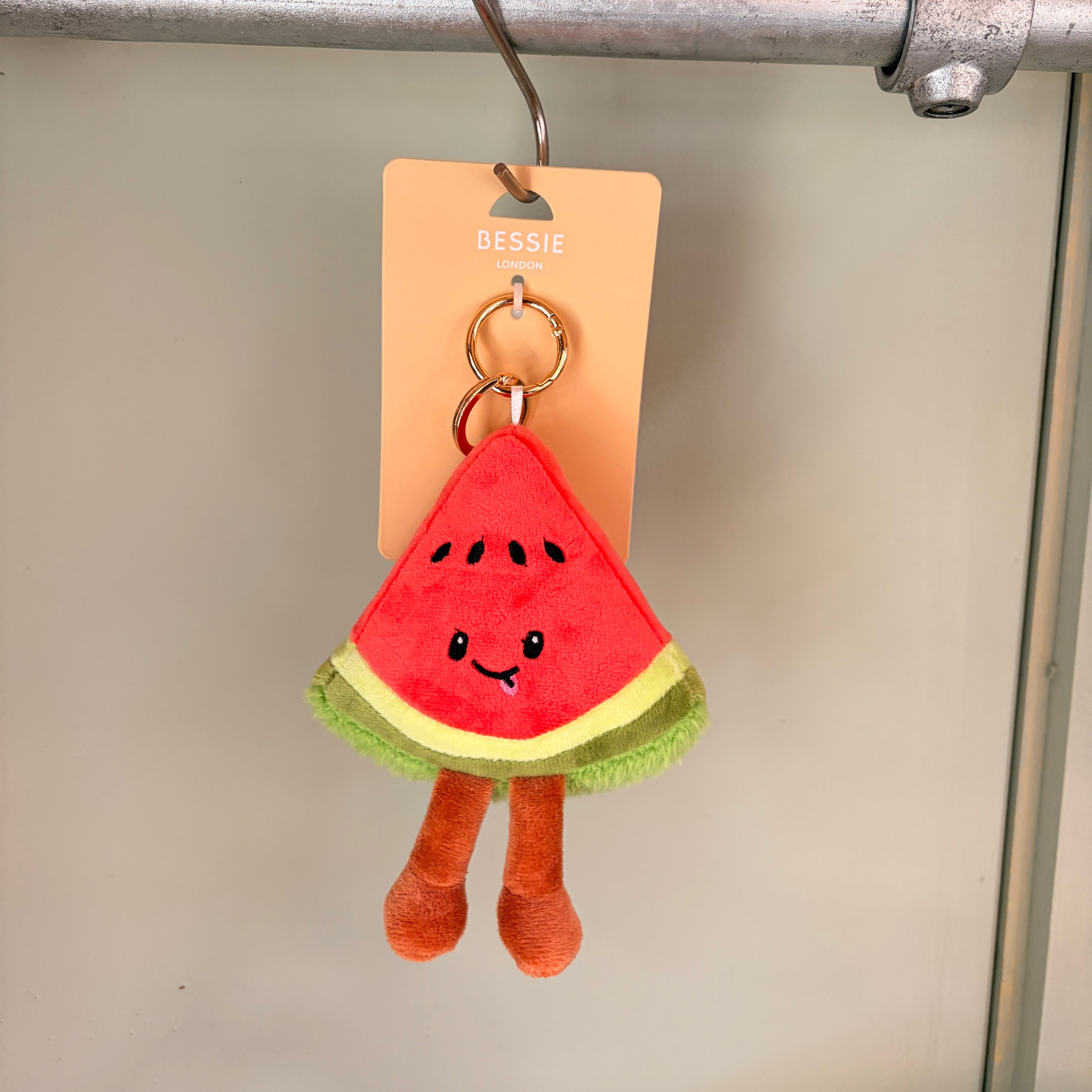 Watermelon Plush Handbag Key Charm
