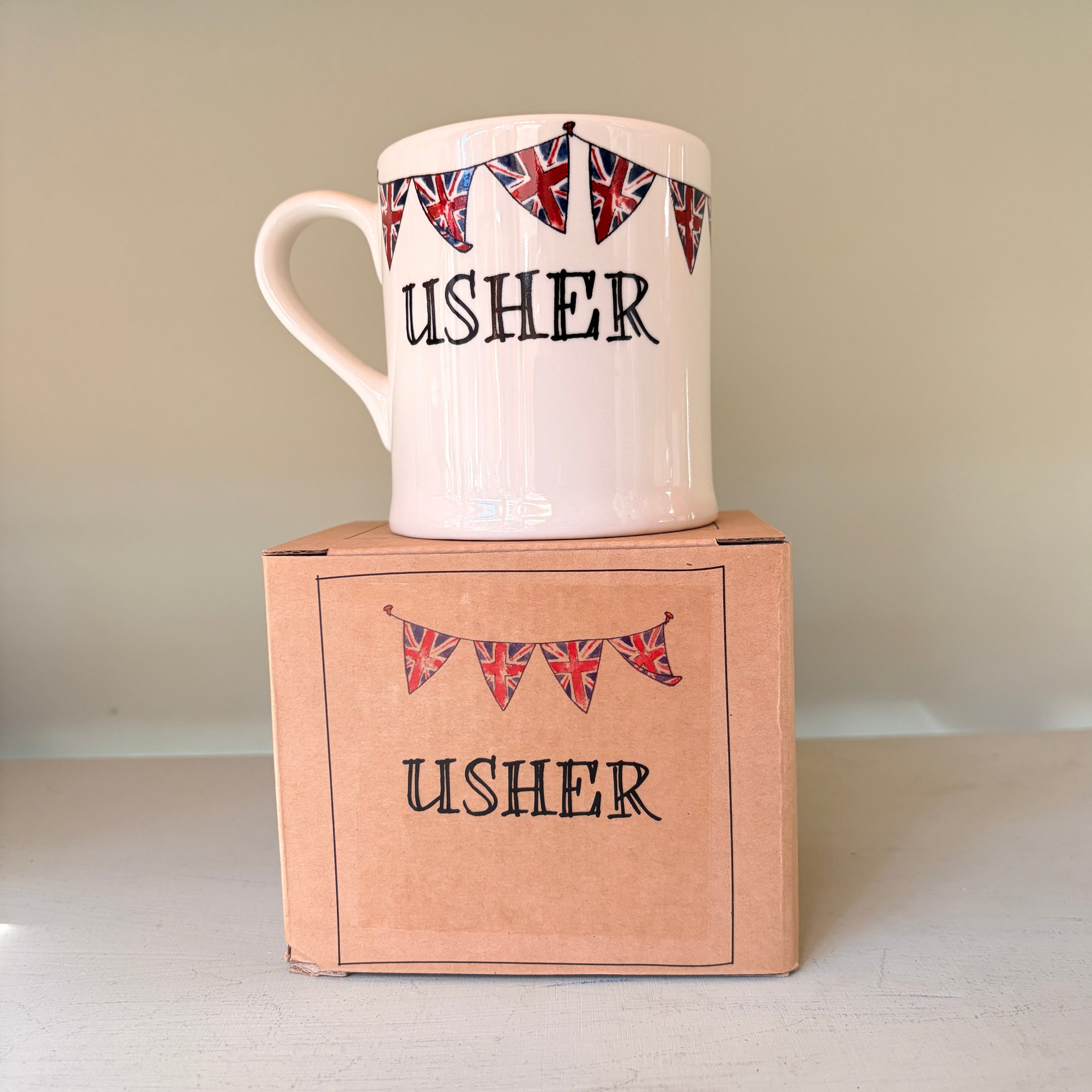 Usher Wedding Celebration Ceramic Mug