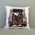 Land Rover Doberman Dog Cushion